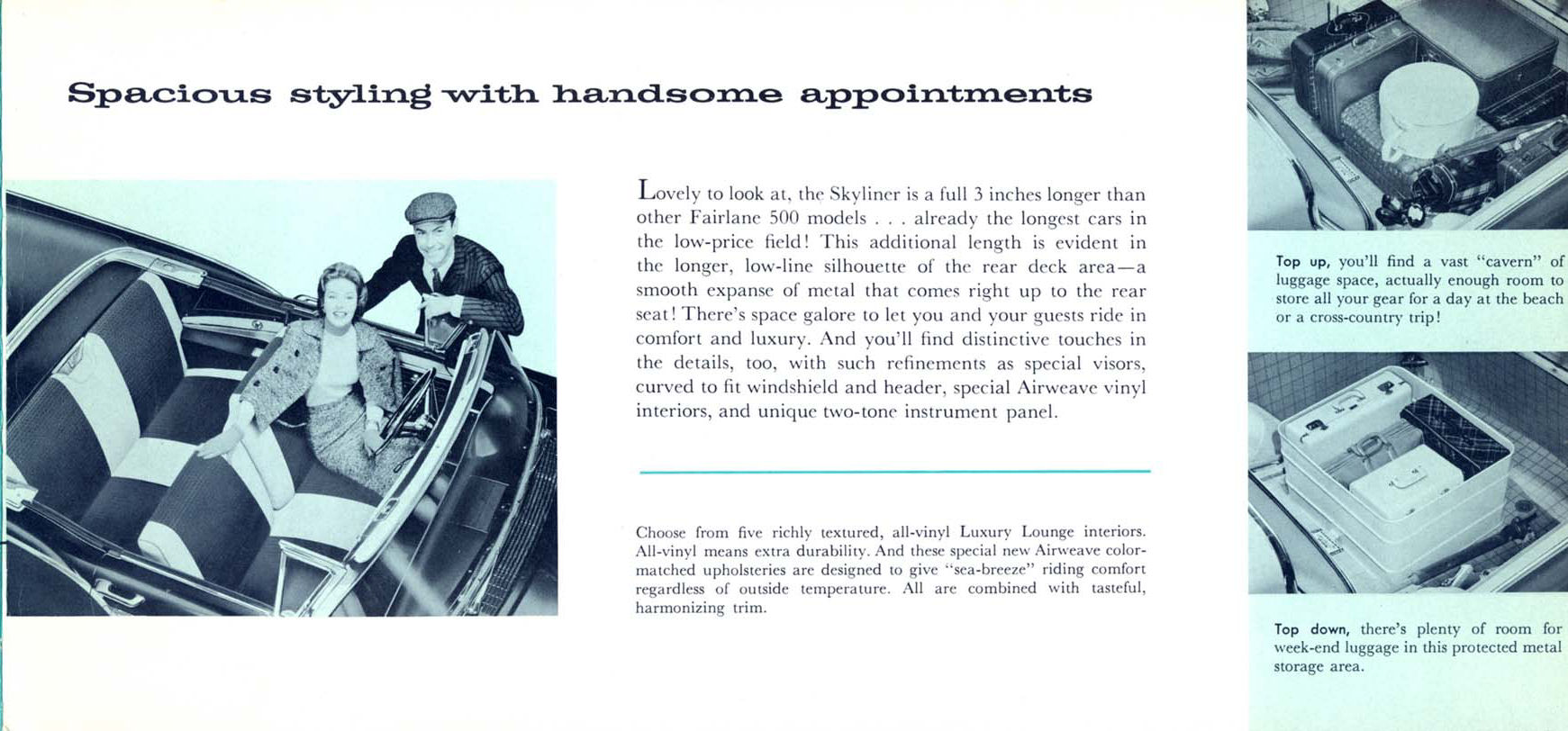 1957 Ford Skyliner Brochure Page 5